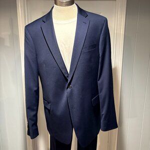 Tommy Hilfiger Modern Fit Men's Navy Suit Separates Coat 46L Pants 36x34